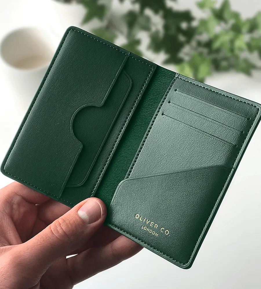 Genuine Leather Card Holder Wallet