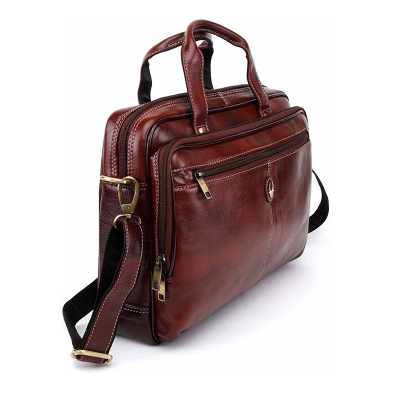 Leather Business Messenger Bag