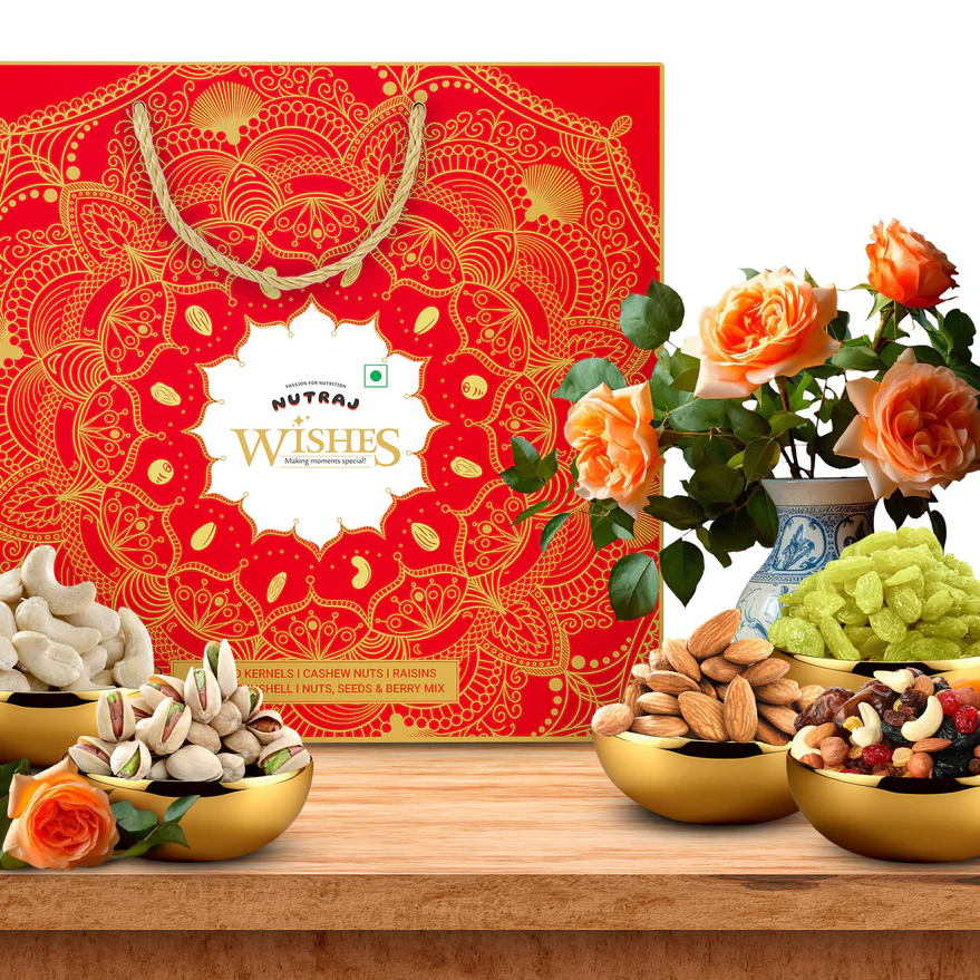 Nutraj Wishes Healthy Bloom 800g Diwali Gift Hamper GB-80
