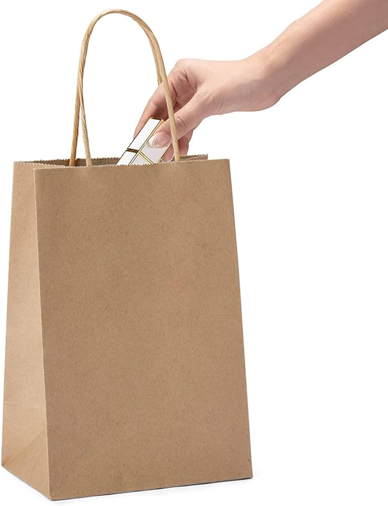 Plain Brown Kraft Paper Bag