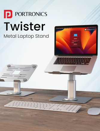 Portronics Twister Foldable Laptop Stand