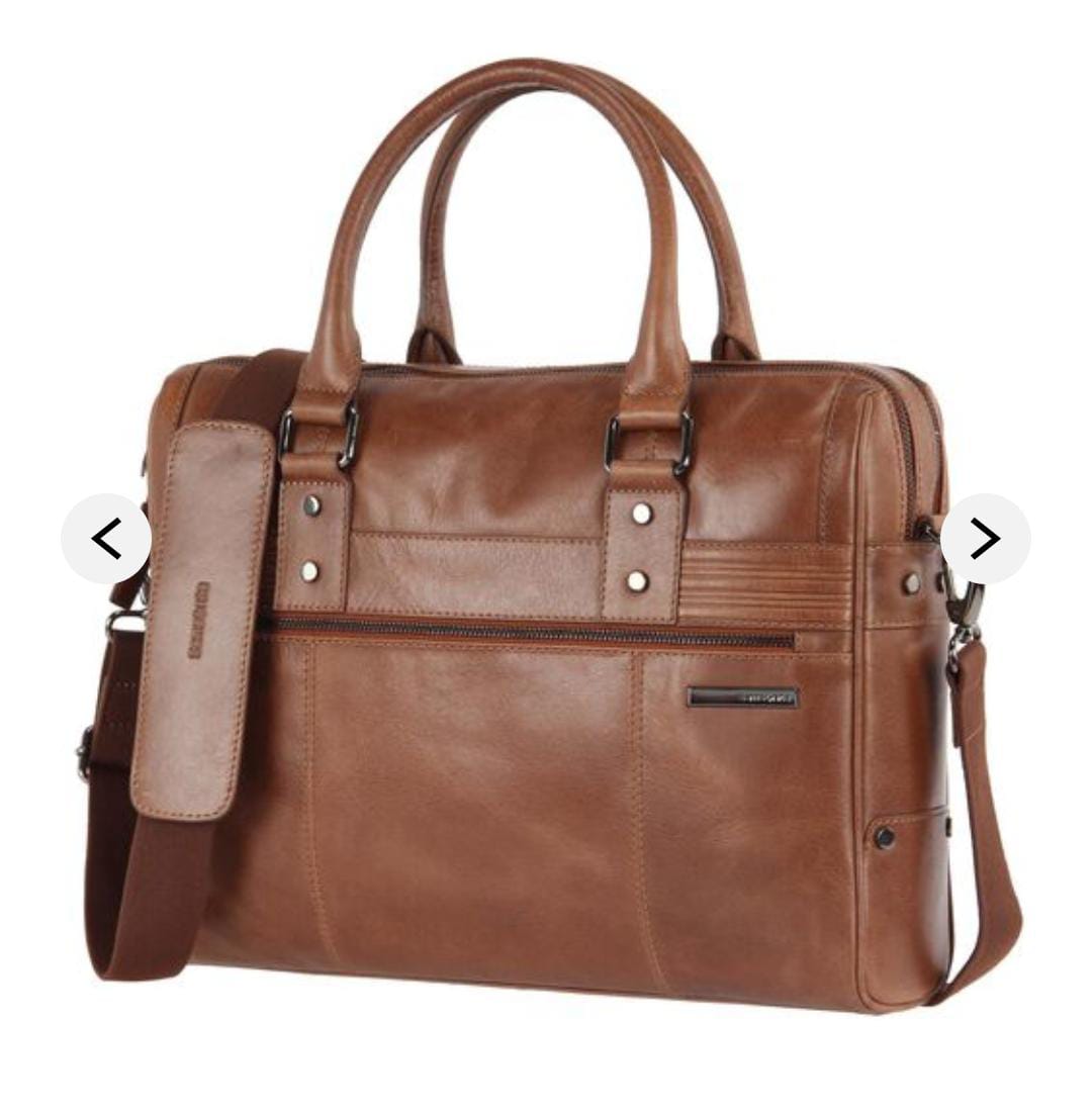 Premium Brown Leather Office Bag