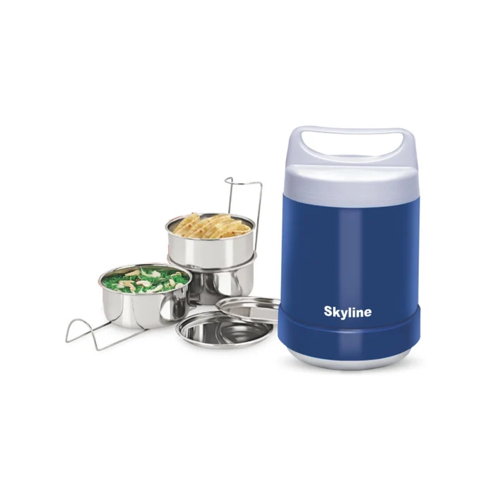Skyline Electric Lunch Box with Stainless Steel Containers