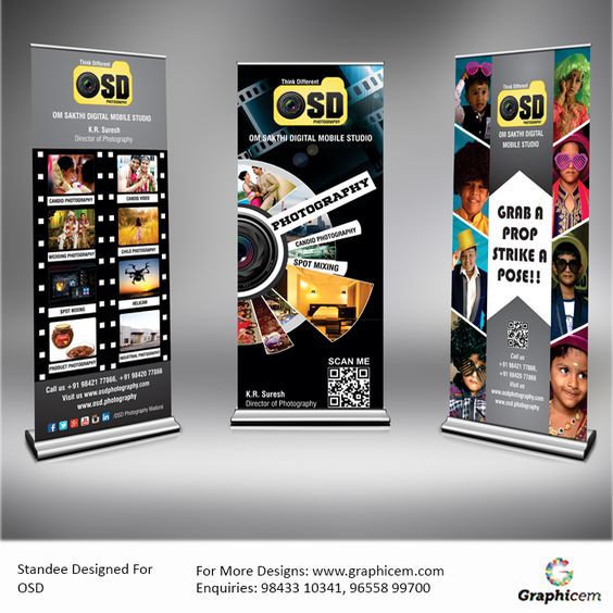 Roll Up Standee Display