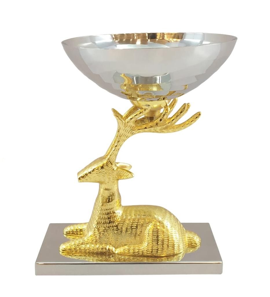 Silver Swan Decorative Bowl