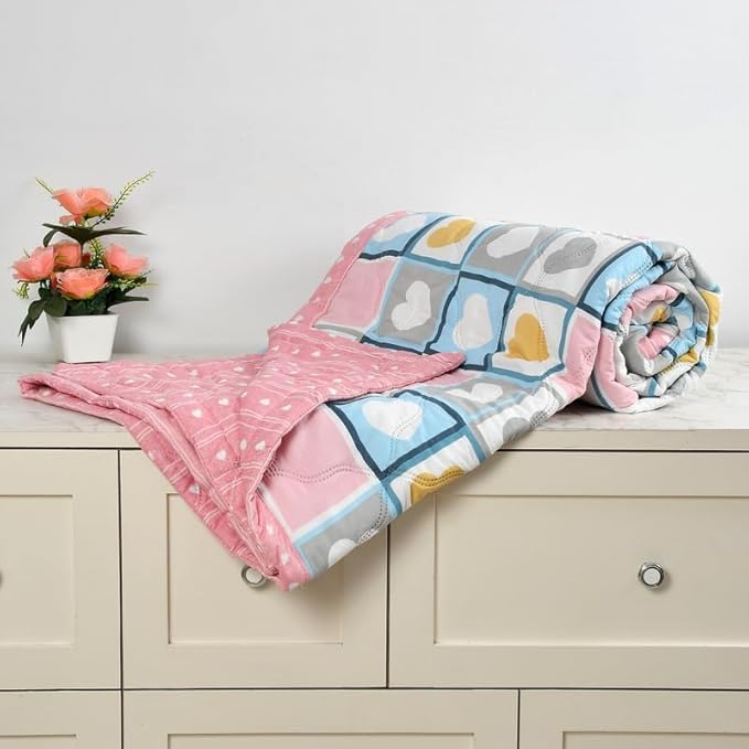 Single Bed Comforter with Stitchless Ultrasonic Technology