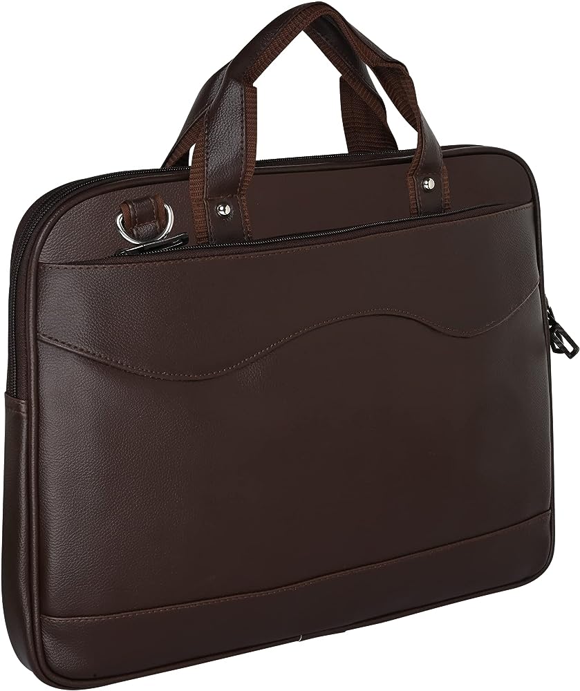 Slim Leather Laptop Bag