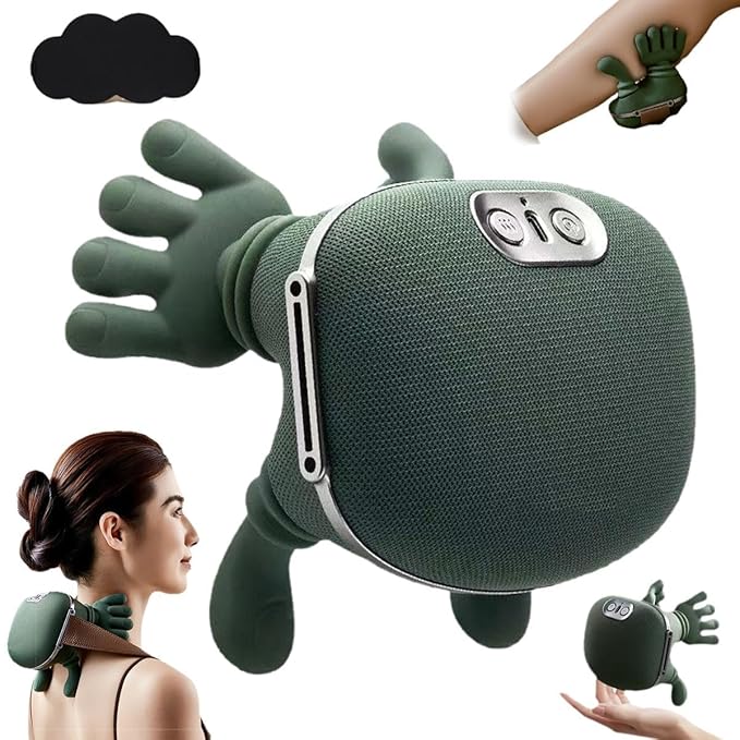 Heated Massager, Wireless Portable Shiatsu Neck and Back Massager