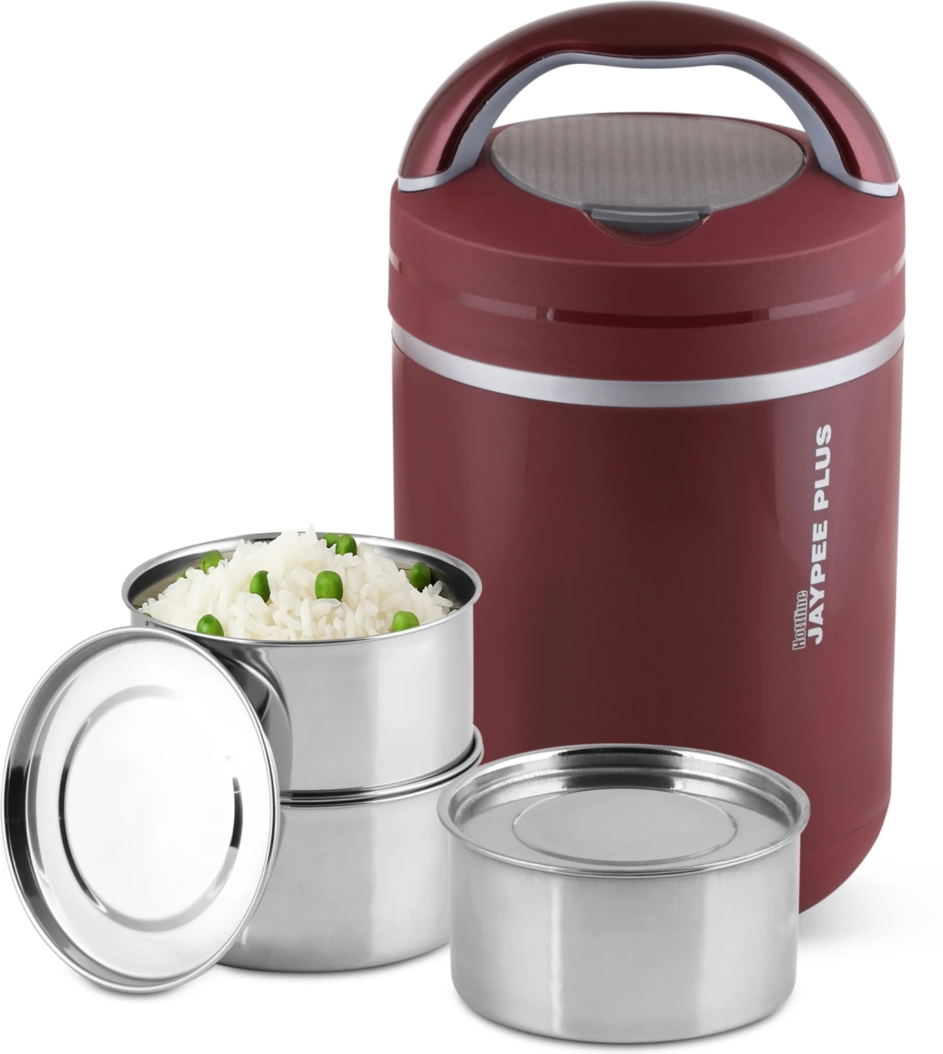 Jaypee Plus 960 ml 3  Compartments (Conduction Heat  Lunch Box)