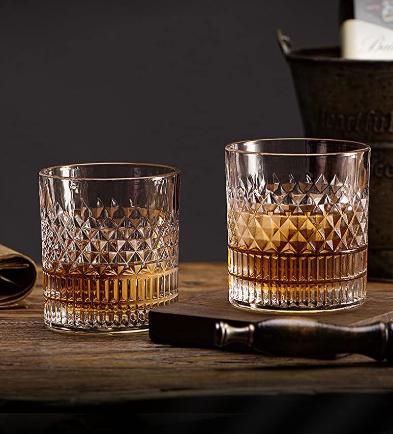 Crystal Whiskey Glass Set